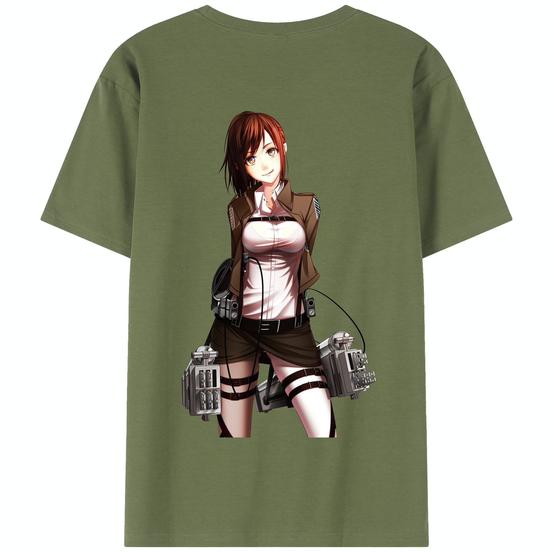（画像用） 進撃の巨人 サシャ·ブラウス Attack on Titan Sasha Blaus 綿100％半袖Tシャツ（背面プリント）